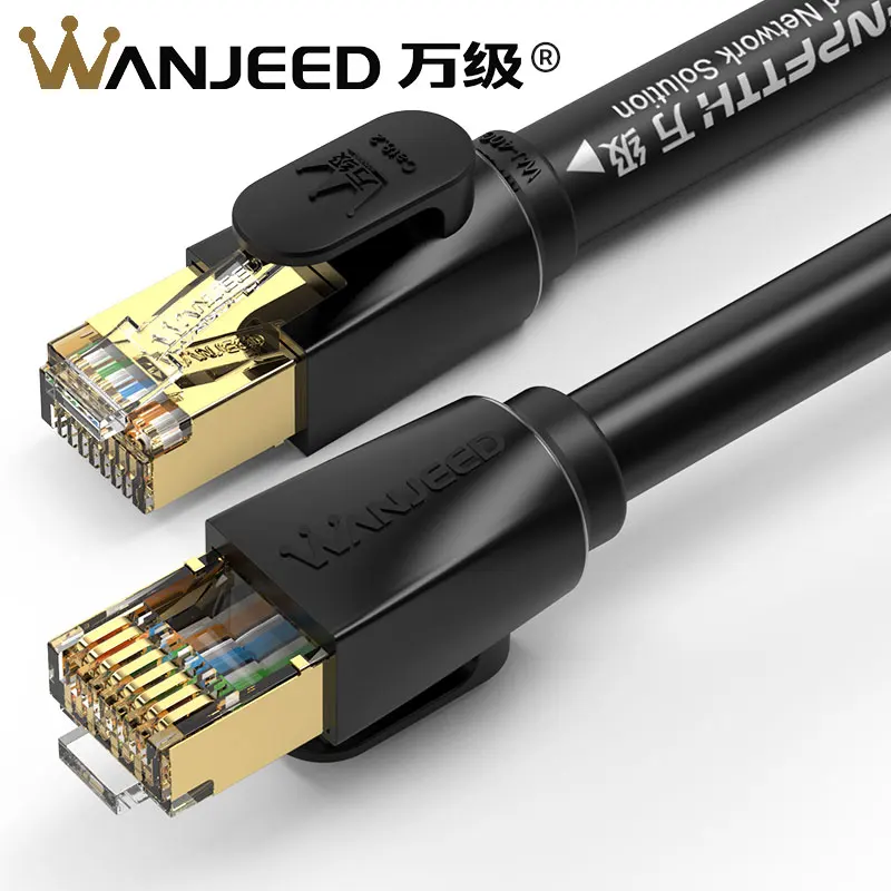 WANJEED CAT8 патч-кабель 40G высокоскоростной RJ45 Ethernet Lan-Кабель | Компьютеры и офис