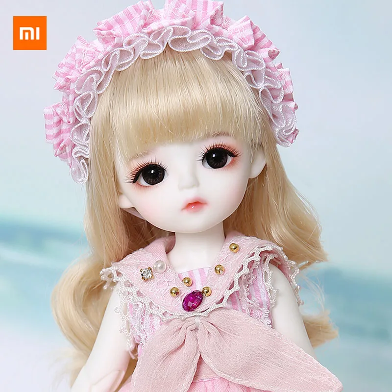 Xiaomi Youpin Bjd кукла Cotton candy 6-точечный шарнир куклы высокого класса подарки для девочек Изысканная Подарочная коробка подходит для более 14 лет