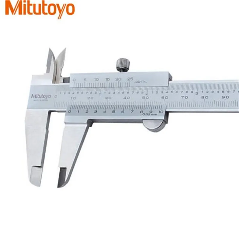 Mitutoyo штангенциркуль 530-118 штангенциркуль с нониусом Нержавеющая сталь глубины внутри и снаружи шаг измерения метрический " 0-200 мм, в ассортименте
