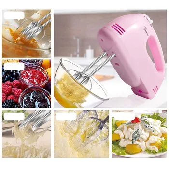 

Electric Cake Stand Mixer Food Mixers Beater Kitchen Bowl Aid Whisk Mixing Handheld Egg Beater Food Whisk Blenders Kitchen Tools