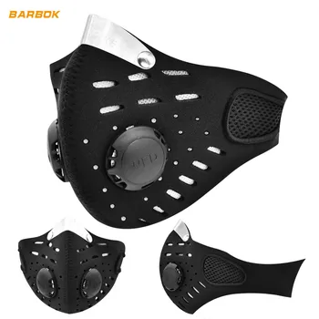 

Activated Carbon Filter Motorcycle Face Shield Half Cover Dustproof Breathable Motocross Ski Air Visor Motorbike Mask