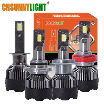 

CNSUNNYLIGHT Car Headlight Bulbs H7 H11 LED H4 H1 9005 9006 H13 Canbus No Error 9000Lm 6000K 12V 24V Automotive Headlamp Lights