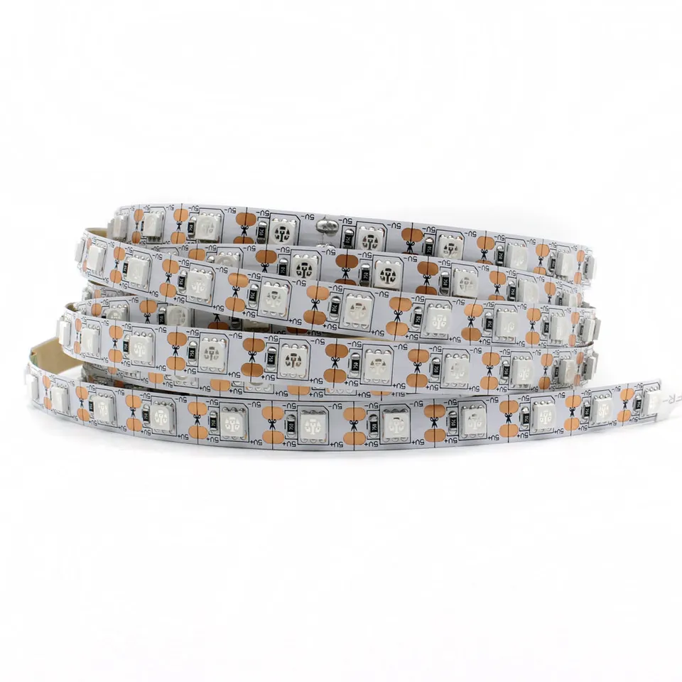 Bande Lumineuse LED Infrarouge SMD5050 810 Nm DC12 V – Haute Puissance Proche Infrarouge Pour Thérapie, 30/60/120 LED/m, 5 Mètres, IP00/IP65