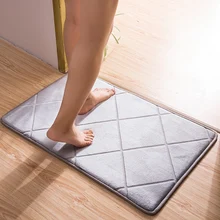 Противоскользящий коврик для двери, фланелевый коврик для входной двери, супер впитывающий коврик для ванной, спальни, кухни, длинный коврик