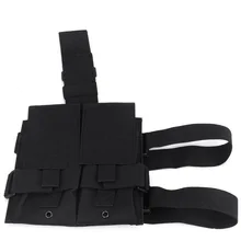 Военная Тактическая набедренная сумка двойной подсумок для магазинов M4 5,56 см на открытом воздухе Охота поясная сумка на талию страйкбол Пистолетная кобура для обоймы