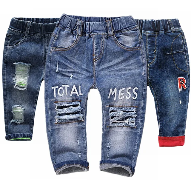 Baby Jeans Blue Cotton Denim