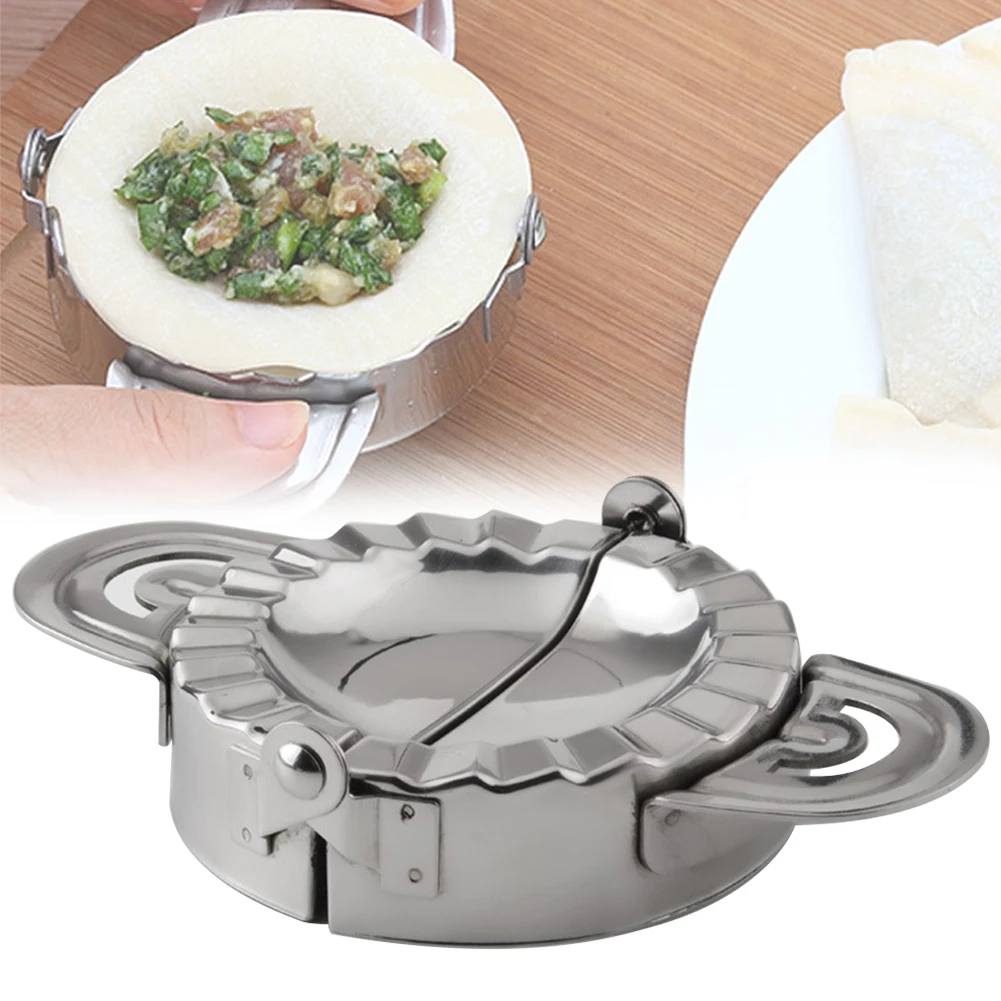 DIY пельменей легко использовать нержавеющая сталь кухня Приготовление выпечки пирог формы обертка клецки машина тесто резак аксессуары Pierogi