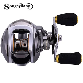 

Sougayilang Baitcasting Fishing Reel Max Drag 5.5kg 6.3:1 High Speed Casting Fishing Reel Saltwater Freshwater Reels Fishing