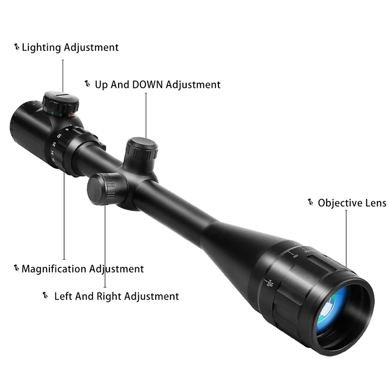 B BESTSIGHT тактический прицел 6 24X50 AOE красный зеленый с подсветкой Перекрестие