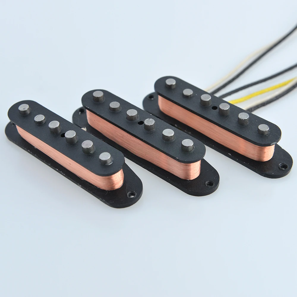 Ferida para Fende Vintage Gosto Alnico 5 Stratocaster Guitarra Captador Mão st 59s Sss - Image 3