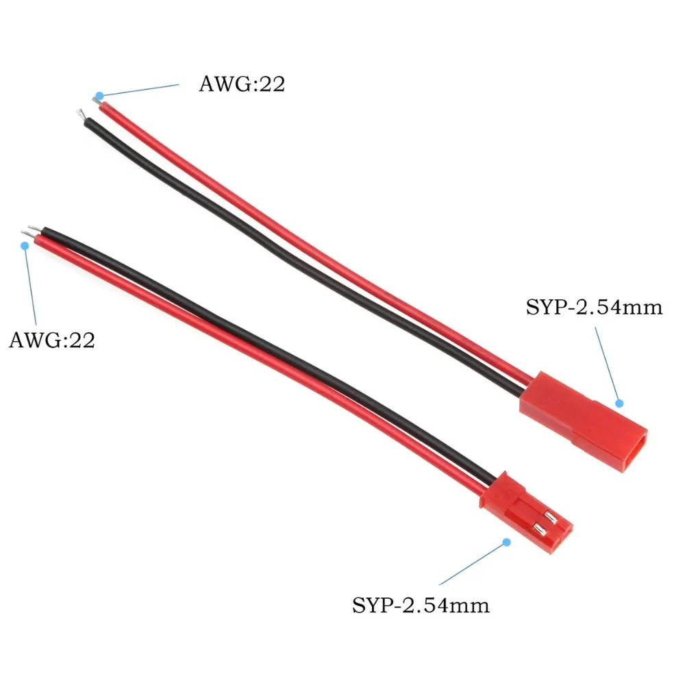 Мини микро 2/3/4 Pin XH разъем 2 54 мм с 24AWG Провода кабели Dupont терминалы адаптер 100/150 10