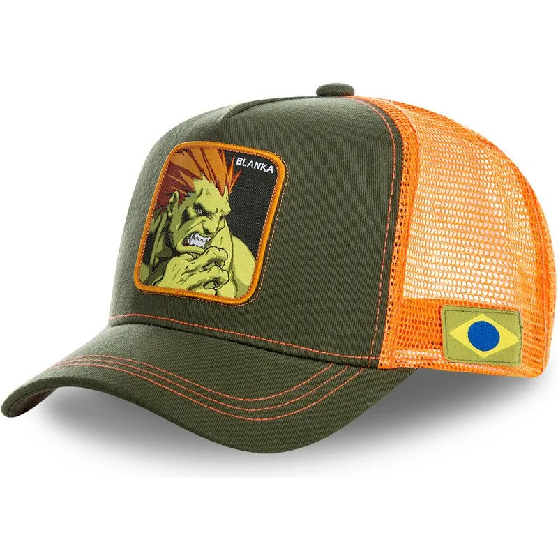 capslab-blanka-bla-street-fighter-green-and-orange-trucker-hat (1)_副本
