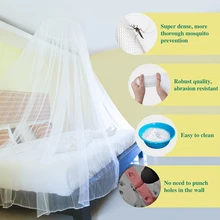 

Mosquito Net Universal White Insect Protection Screen for Travel and Use Complete Kit with 12 Sticky Hooks 60 × 250 × 1250 cm