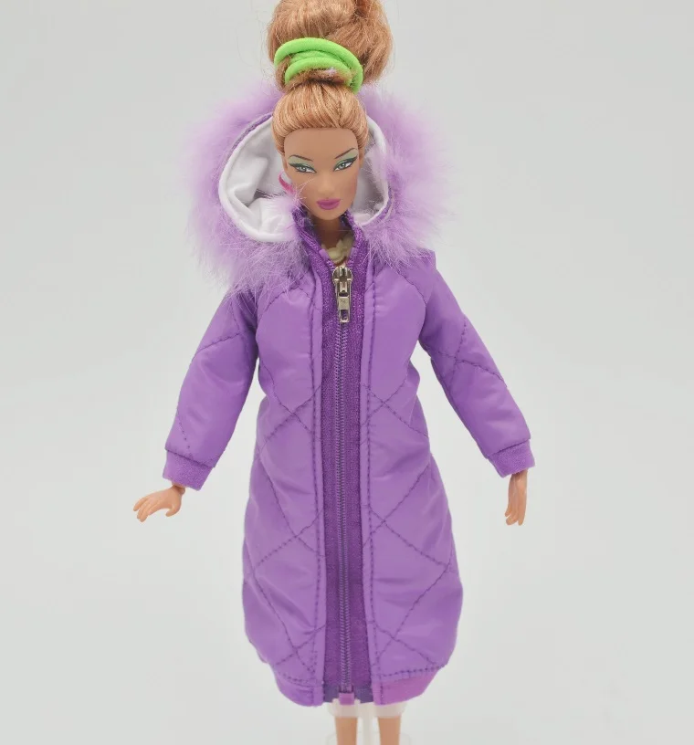purple coat for barbie