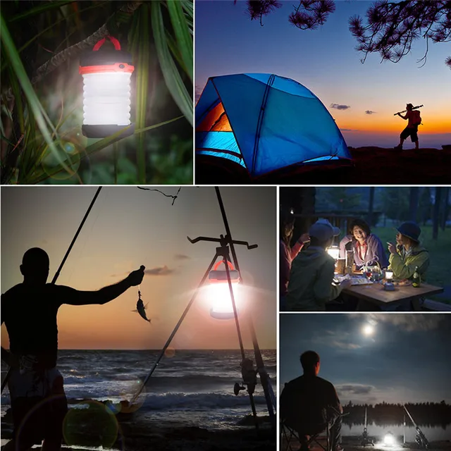 Rechargeable 1W LED Solar lantern Camping Light Outdoor lantern LED USB Flashlight Portable Mini Power Tent Light Emergency Lamp 6