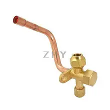 Запчасти кондиционера 3 Way 3 мм шестигранный Впускной сервисный клапан