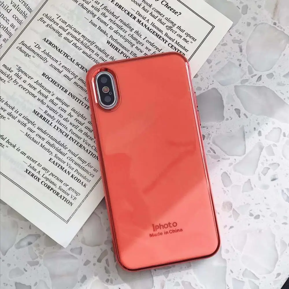 6D Carve Роскошный чехол для телефона iPhone 8 7 6S 6 Plus, чехол для iPhone X XR 11 Pro XS Max, Мягкий Силиконовый Модный чехол для девочки - Цвет: Red
