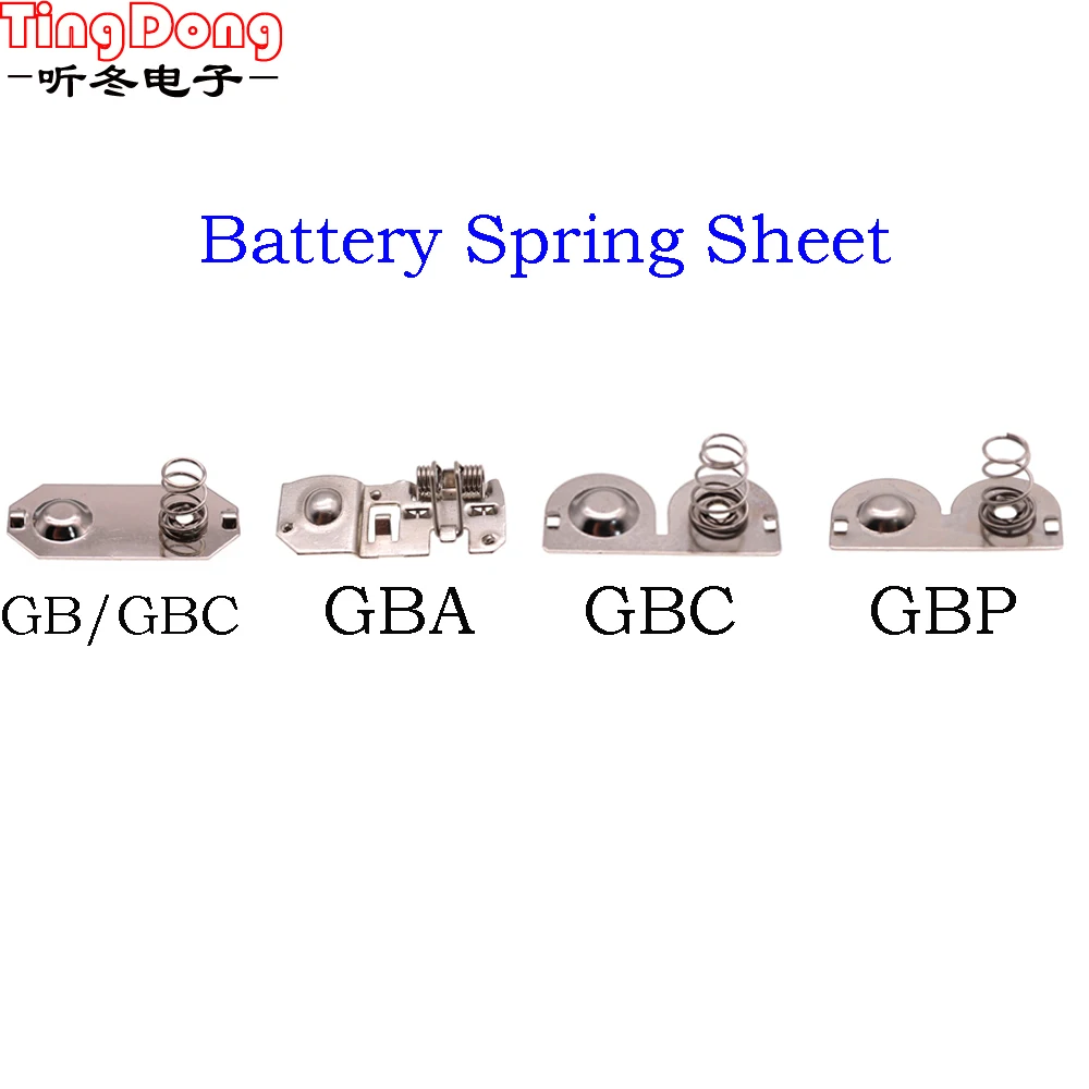 25Pcs Terminali Batteria Contatti A Molla Per Nintendo Game Boy Advance Macchina Da Gioco Batteria Contatti Metallici Per Gba Gbc Gb Tb