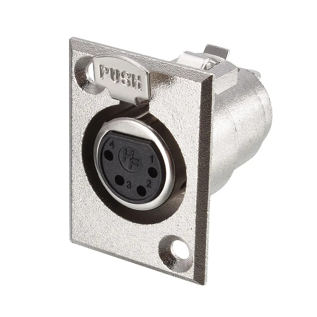 

uxcell 1Pcs XLR Male Jack Panel Mount For Microphone Connector Adapter Converter YL3075 for Mixers and Amplifiers