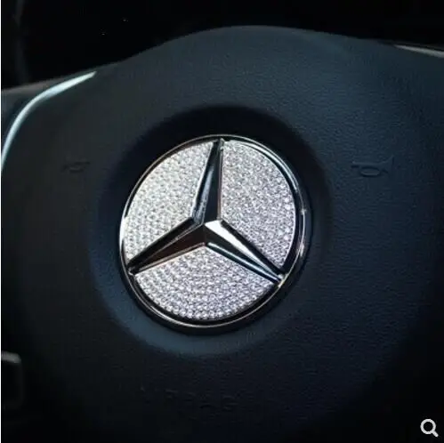 Только в Mercedes Benz C Class gl c 260 e gle Руль украшения с инкрустацией стразами ярлыки для украшения интерьера аккуратное переоборудование