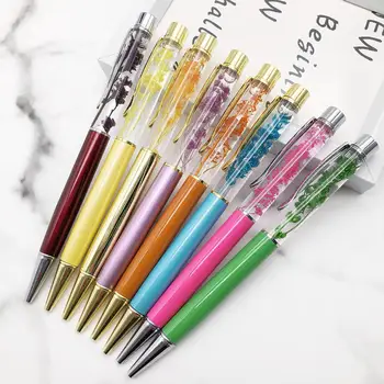 

Kuulee Flower Oil Ballpoint Pen Bullet Type 1.0 Random Pen Shell Color