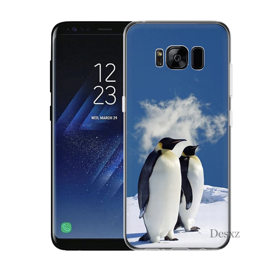 H7 Мобильный чехол для телефона для samsung A3 A5 A6 A7 A8 A9 A10 A20 A30 A40 A50 A60 A70 в твердом переплете с милым пингвином; - Цвет: H7
