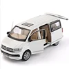 High simulation business model 1 / 32 Volkswagen multivan t6mpv alloy car acousto optic pull back van set toy car