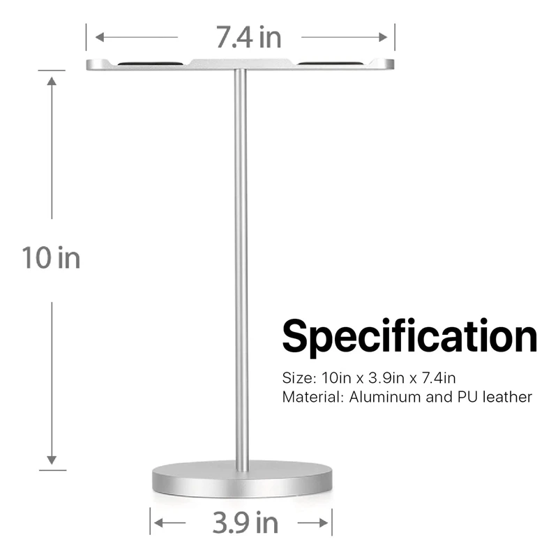 Earphone Holder Aluminum Alloy Earphone Hanger Protects the Earphone Storage Desktop Suitable for All Earphones
