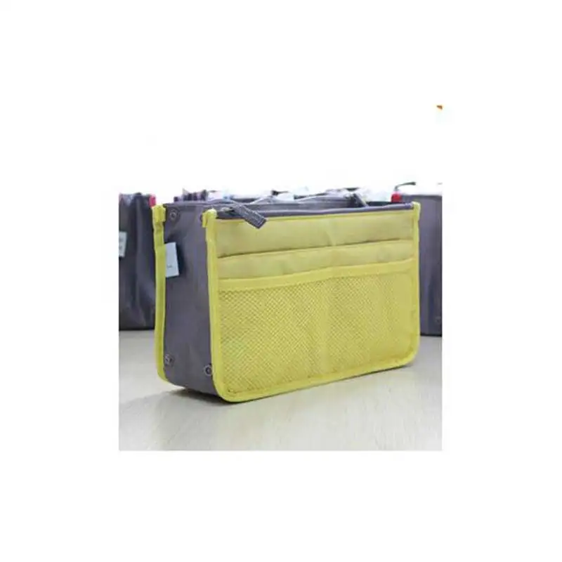 Yellow Легкая портативная женская косметичка для макияжа, косметичка для девочек, косметичка для туалетных принадлежностей, дорожный набор, сумка для хранения, сумочка - Цвет: Yellow