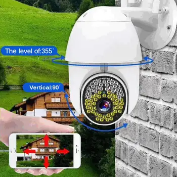 

1080P Wireless Camera IP Home Security Wifi Cam waterproof Surveillance Camera With 3 Night-Vision Modes For Dropshipping
