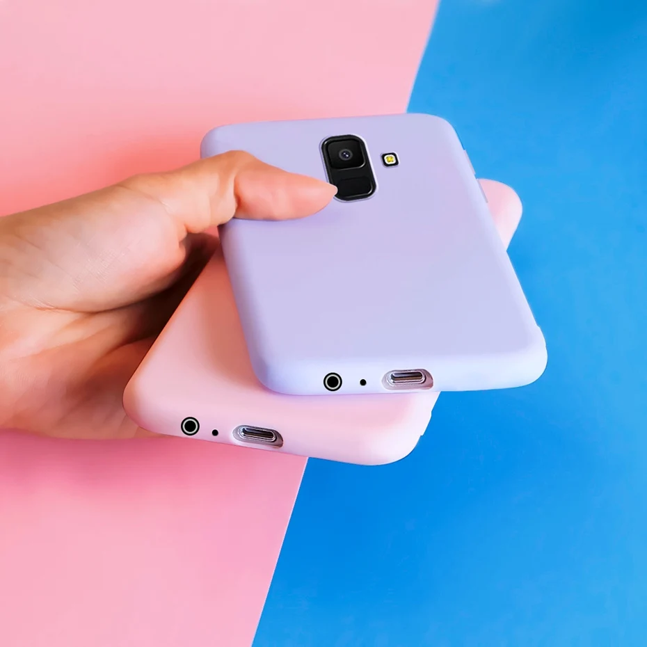 Phone Case For Samsung Galaxy A6 2018 A6 Plus 2018 Soft Silicone
