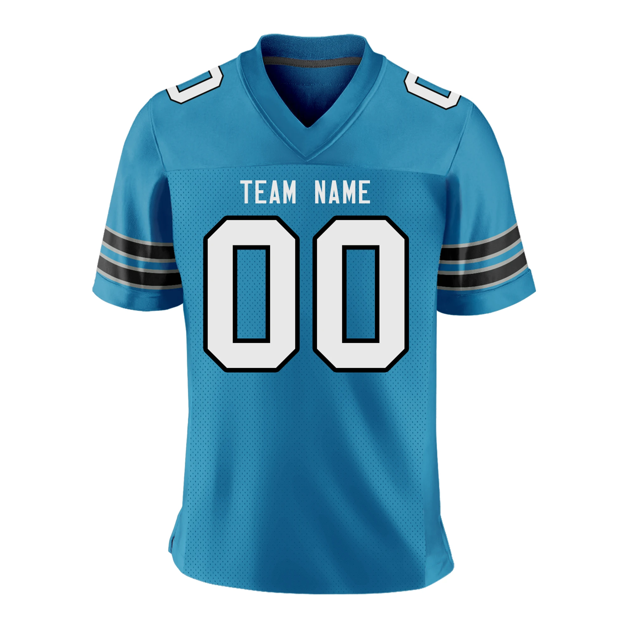 Rugby Jersey Outdoor Training Football Shirt Printing Name Number Mesh Breathable Football Jersey Men/Children