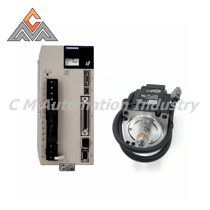 

Original Yaskawa Servo Motor With Servo Drive SGM7J-02AFC6E SGD7S-1R6A00B