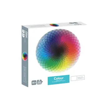 

NEW20 Rainbow Children's Adult Puzzle 1000 Pieces Of Round Paper Puzzle