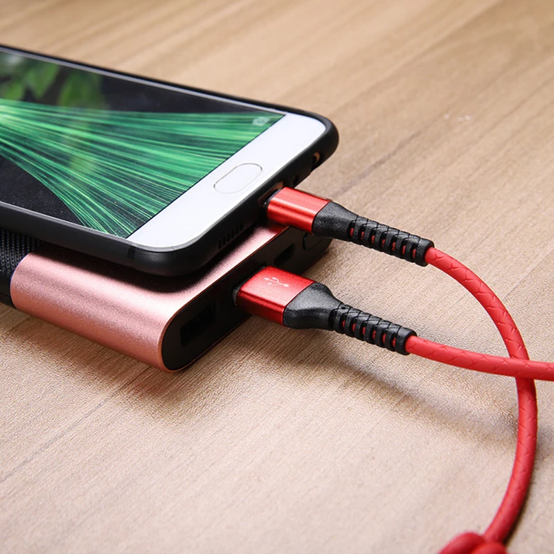 Весна Micro USB кабель для iPhone samsung Быстрая зарядка данных провод Шнур зарядное устройство usb type C 1,2 m выдвижной для мобильного телефона Кабели