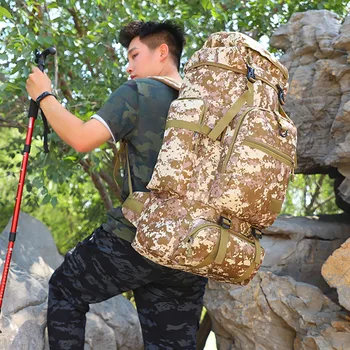 

Mountaineering Travel Camping Bag Outdoor Sport Bag Man Backpack Waterproof Large Capacity Military Backpacks Hunting 7.25