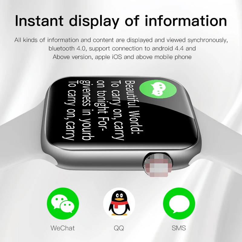 iwo 10 lite smart watch c300 full touch screen Heart Rate Monitor Fitness Watch color screen Fitness Tracker for Men Women Kids