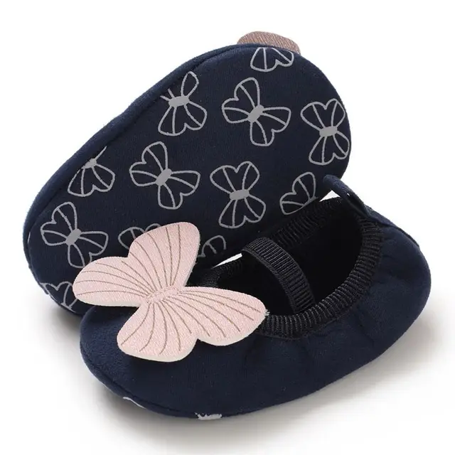 Baby Girls Cotton Shoes Retro Spring Autumn Toddlers Prewalkers Cotton Shoes Infant Soft Bottom First Walkers 0-18M F1-DL-0.049