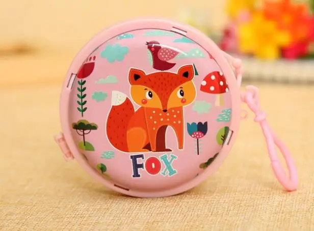 Cartoon crocodile Round Coin Bag Farm Animals Organizer Holder Case Gift Wrap kids Birthday Party Favor