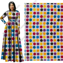 Полиэстер африканская вощеная ткань точка круг принты Nederland Pagne голландский высокого качества Холланд для вечерние платья DIY ткань, Анкара