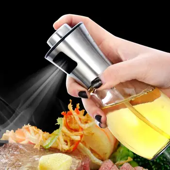 

Leakproof Glass Oil Vinegar Bottle Dispenser Kitchen Cooking Barbecue Oil Sprayer Outdoor BBQ Tools