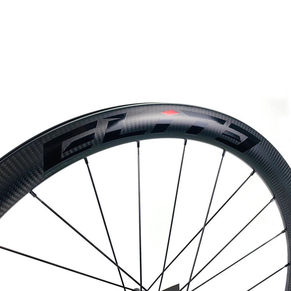Elite 700C Disc Brake Carbon Wheels 29*45mm Tubeless Ready 480g±15g Rim DT Swiss 13 Types Of Hubs For Cyclocross Gravel Wheelset