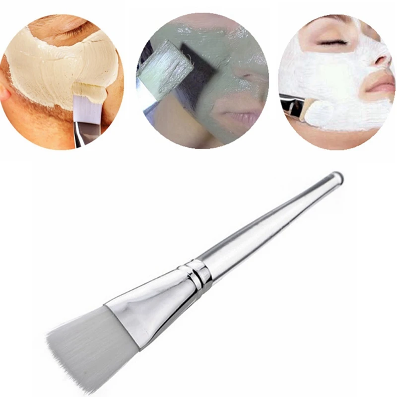 

1 PC Nylon Hair Face Mask Brush Plastic Transparent Rod Mask Brush DIY Makeup Brushes Cosmetic Beauty Tools