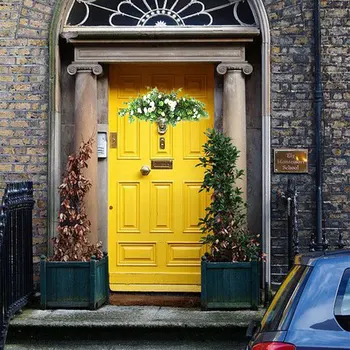 

Artificial Leaves Branch Retro Green Silk Eucalyptus Leaf for Home Decor Wedding Plants Faux Fabric Foliage Room Decoration