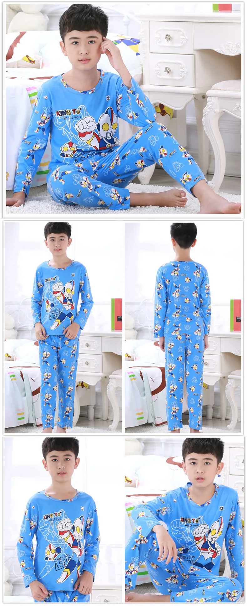 Summer Children Pajamas Girl Sets Kid Pyjamas Boy Cartoon Homewear Pajamas Set Boy Outfits Child Pyjama sleepwear for toddler girl