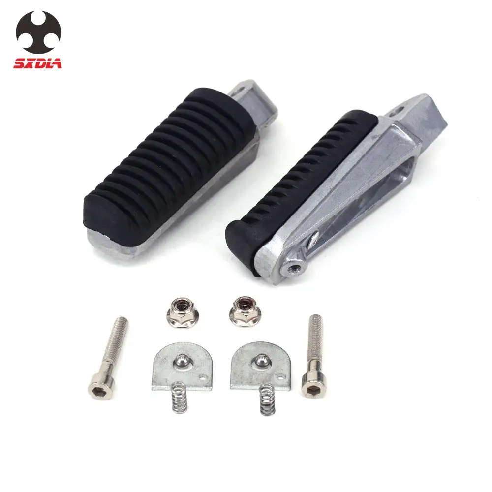 Street Bike Rear Foot Pegs Footrest Pedal For Yamaha FJR 1300 FZ1 FZ 400 FZ6 FZ6R XJR 400 XJR 1200 XJR 1300 XJ6 Motorcycle