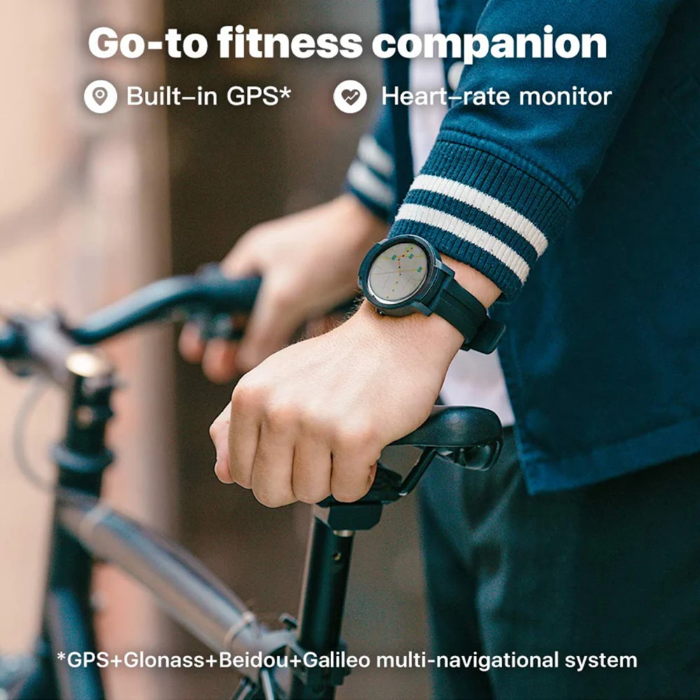 Ticwatch E2, gps, умные часы, спортивные часы, 5 АТМ, водонепроницаемые, для плавания, умные часы, фитнес, Bluetooth, умные часы, WiFi, Android, одежда