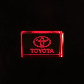 

Toyota kristal + metalen USB flash drive pendrive 4GB 8GB 16GB 32GB 64GB 128GB Externe Opslag Custom Logo memory stick for Gift