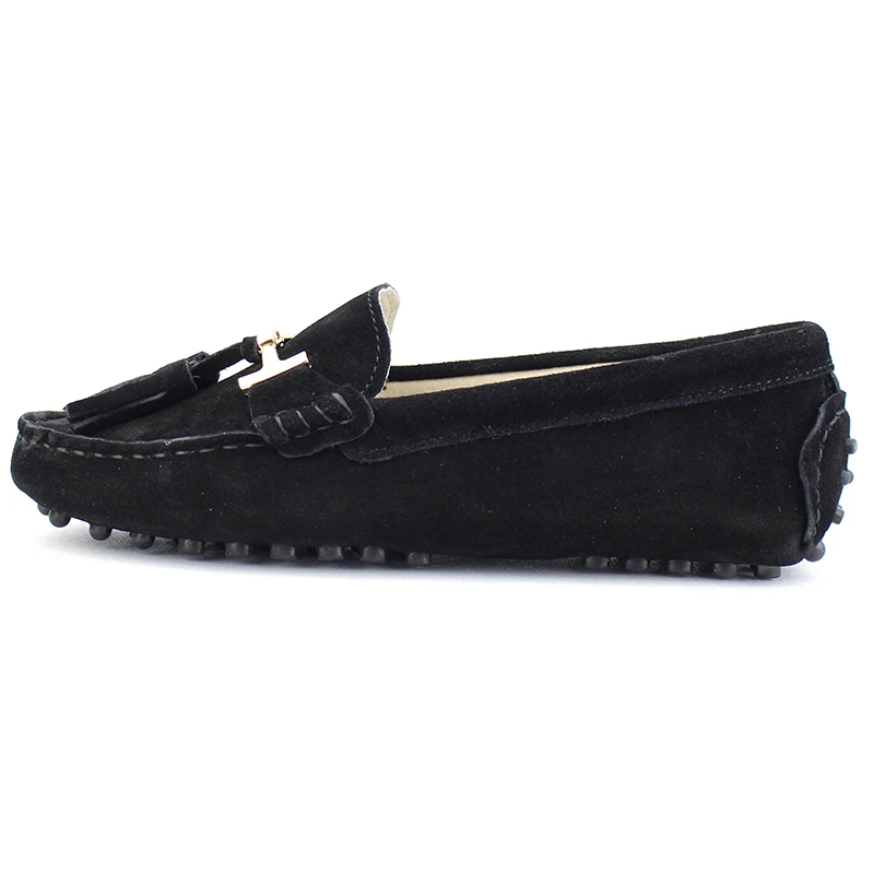 2022 100% Genuine leather Women flats New Brand Handmade Women Casual leather shoes Leather Moccasin Fashion Lady Driving Shoes 