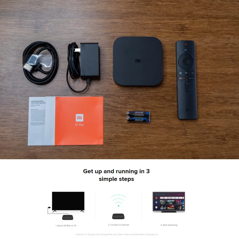 Global телевизор Xiaomi mi tv Box S тв приставка 4K Android box бокс iptv NETFLIX Channel chromecast HD Smart Bluetooth 4 2